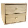 Boite en bois de rangement pour 72 flacons de 5 ou 10ml
