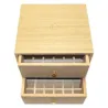 Boite en bois de rangement pour 72 flacons de 5 ou 10ml
