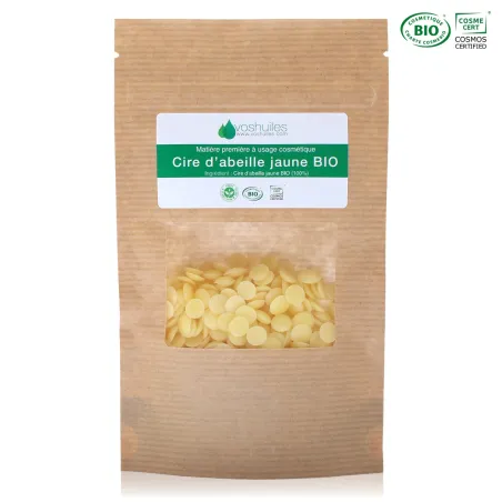 Cire d'abeille Jaune Perle COSMOS - 30GR