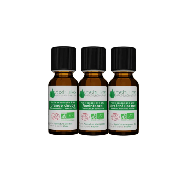 Les 3 huiles essentielles indispensables BIO