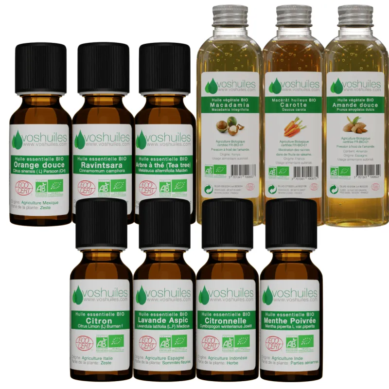 Les 10 huiles essentielles indispensables BIO