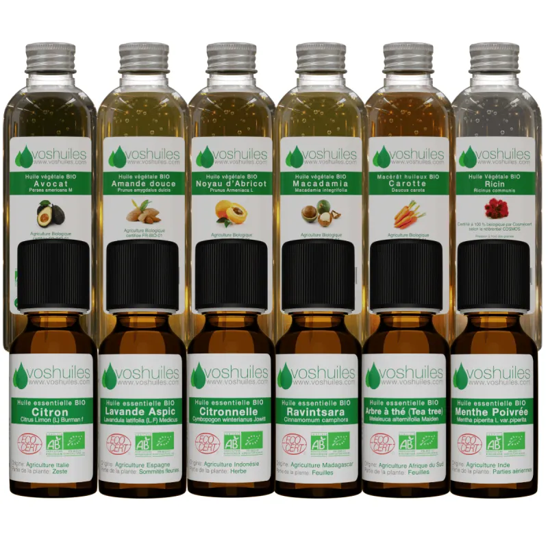 Les 12 huiles essentielles indispensables BIO