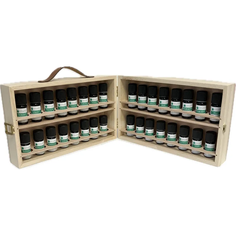Coffret Valise 32 huiles essentielles BIO