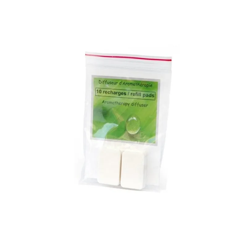 Lot de 10 tampons buvards de rechanges pour diffuseurs de voiture